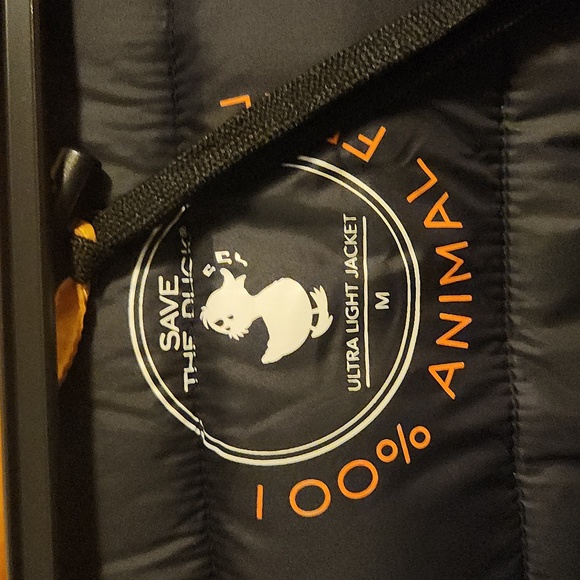 Men's Yellow Save The Duck Puffer Jacket - Picture 5 of 7